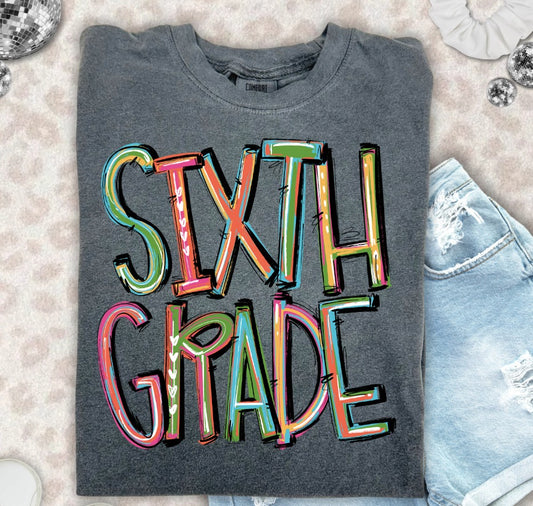 Pixie Sixth Grade DTF Transfer