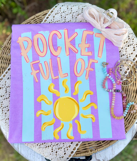 Pocket Full Of Sunshine Stripes DTF Transfer