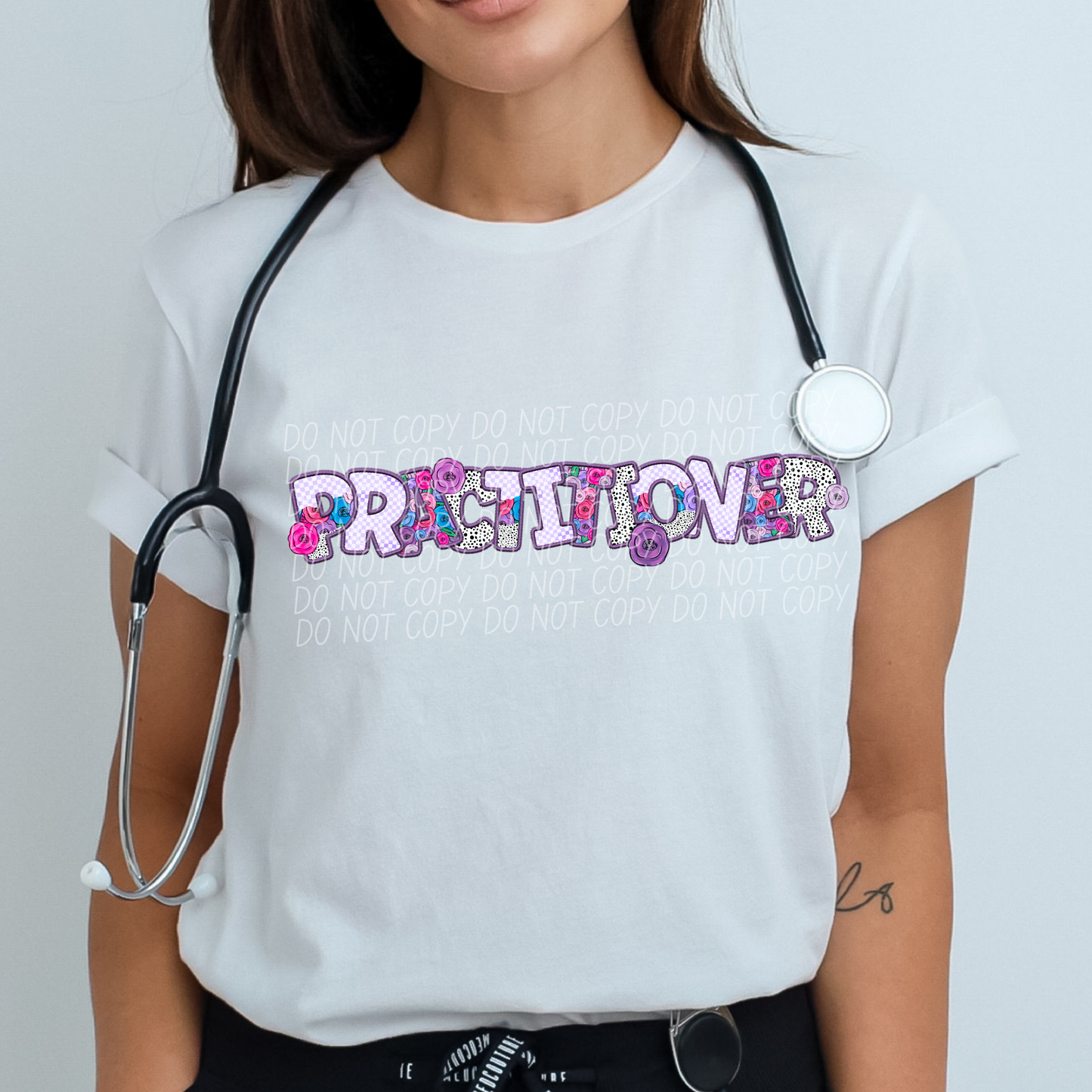 Practitioner Pretty In Purple DTF Transfer