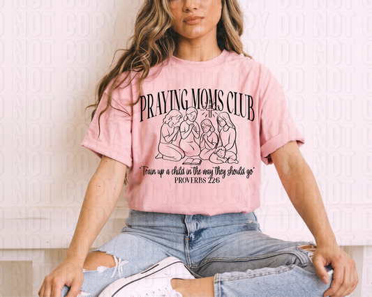 Praying Moms Club DTF Transfer