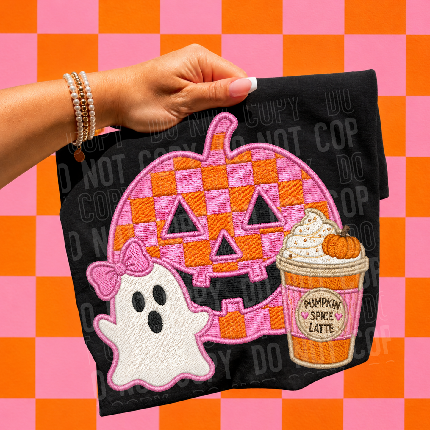 Pumpkin Spice Pumpkin Ghost DTF Transfer