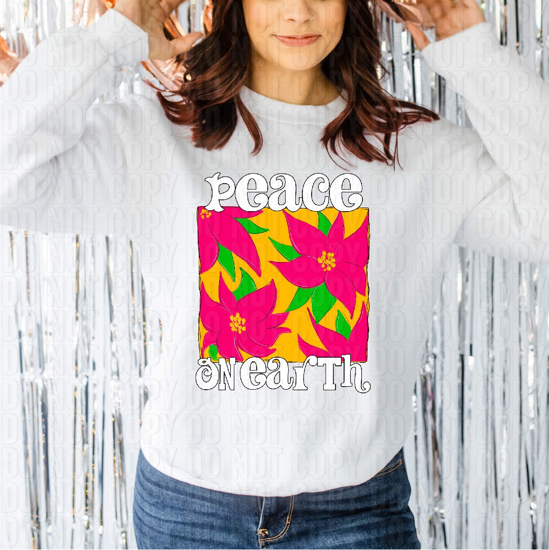 Peace On Earth DTF Transfer