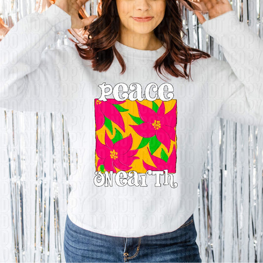 Peace On Earth DTF Transfer