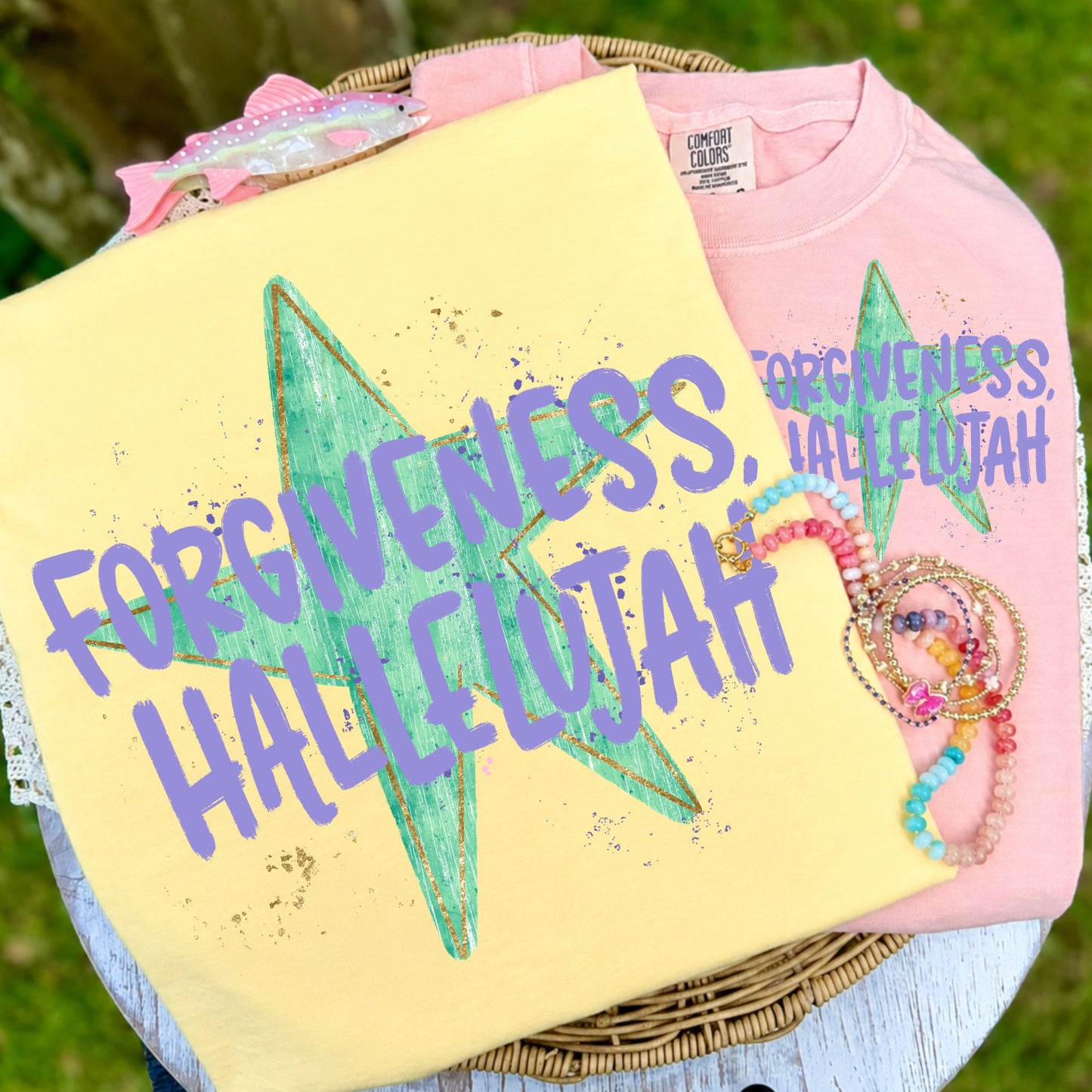 Forgiveness, Hallelujah Star DTF Transfer