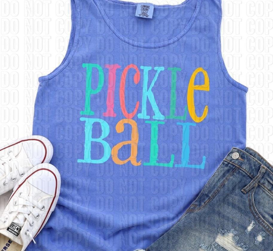 Pickle Ball DTF Transfer