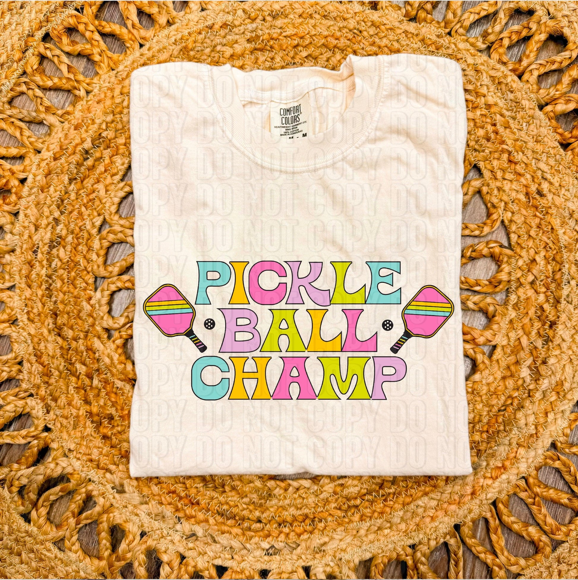 Pickle Ball Champ DTF Transfer