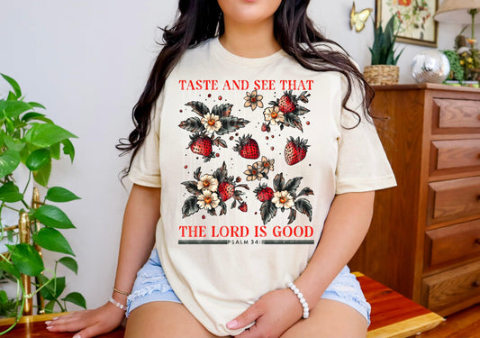 The Lord Is Good DTF Transfer