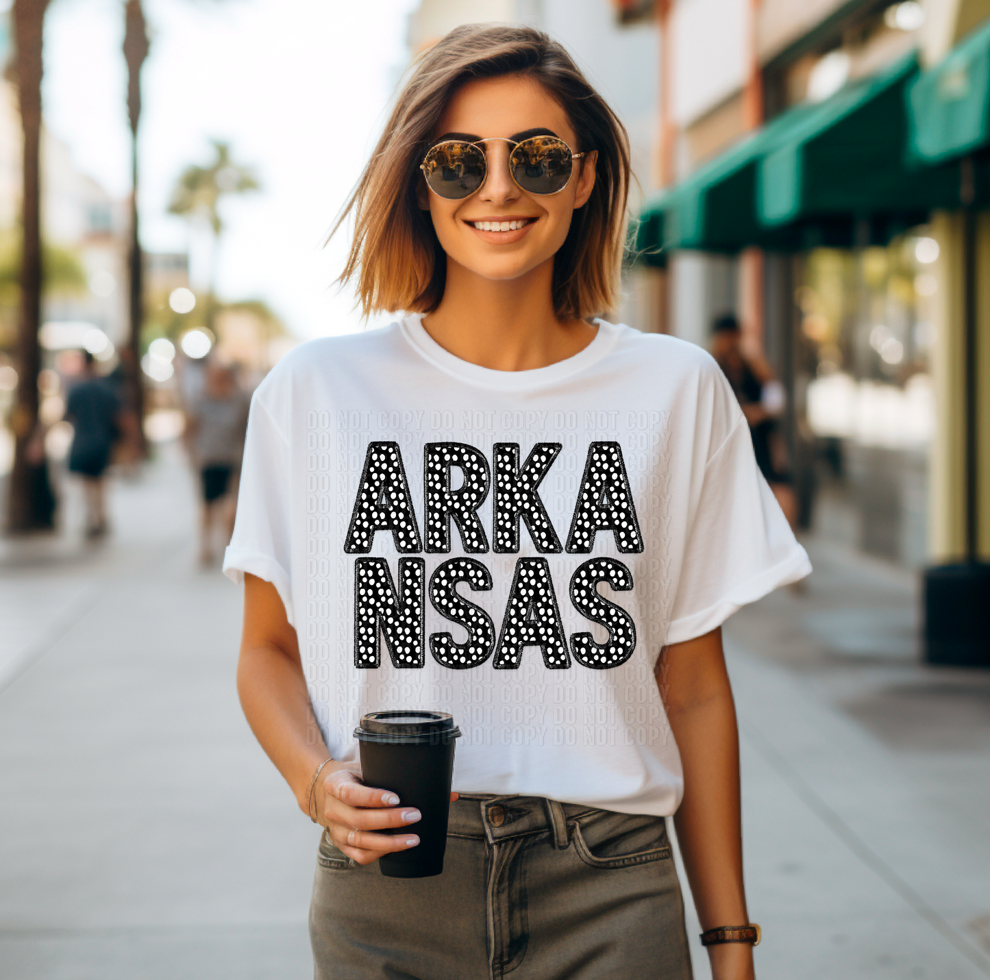 Arkansas Polkadot State DTF Transfer