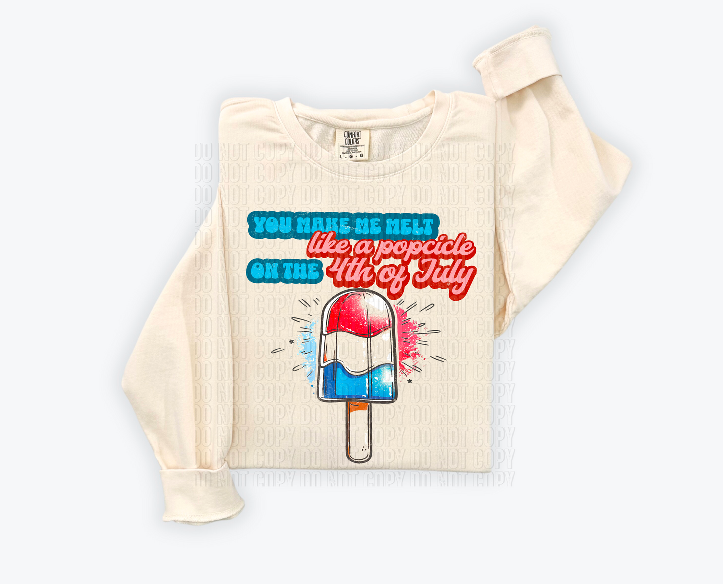 Popsicle On The 4th Of July DTF Transfer