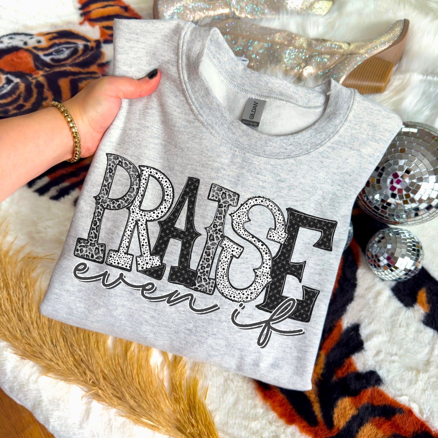 Praise Even If DTF Transfer