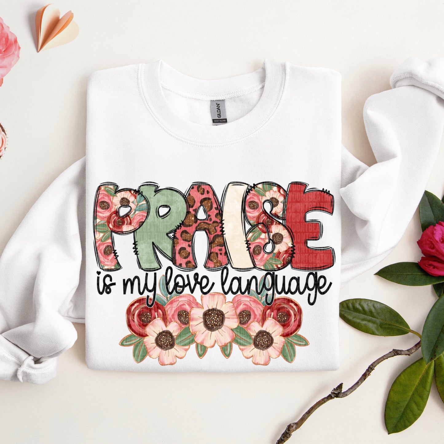 Praise Is My Love Language DTF Transfer