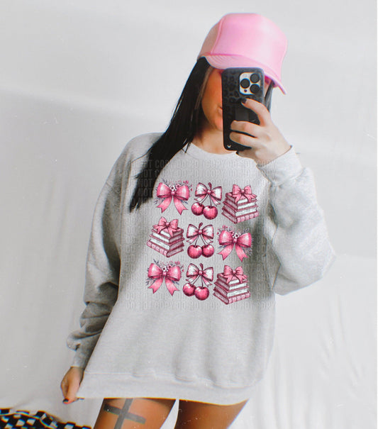 Preppy Pink Stacked DTF Transfer