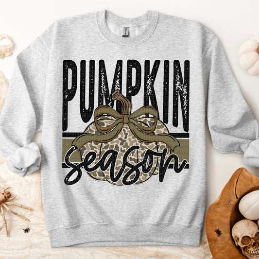 Camo Pumpkin Season DTF Transfer