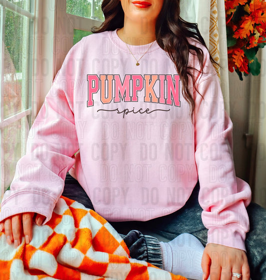 Pumpkin Spice Pink DTF Transfer