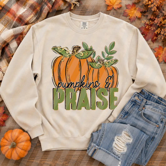 Pumpkins & Praise DTF Transfer