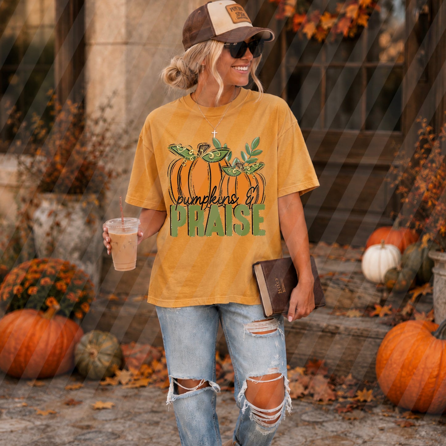 Pumpkins & Praise DTF Transfer
