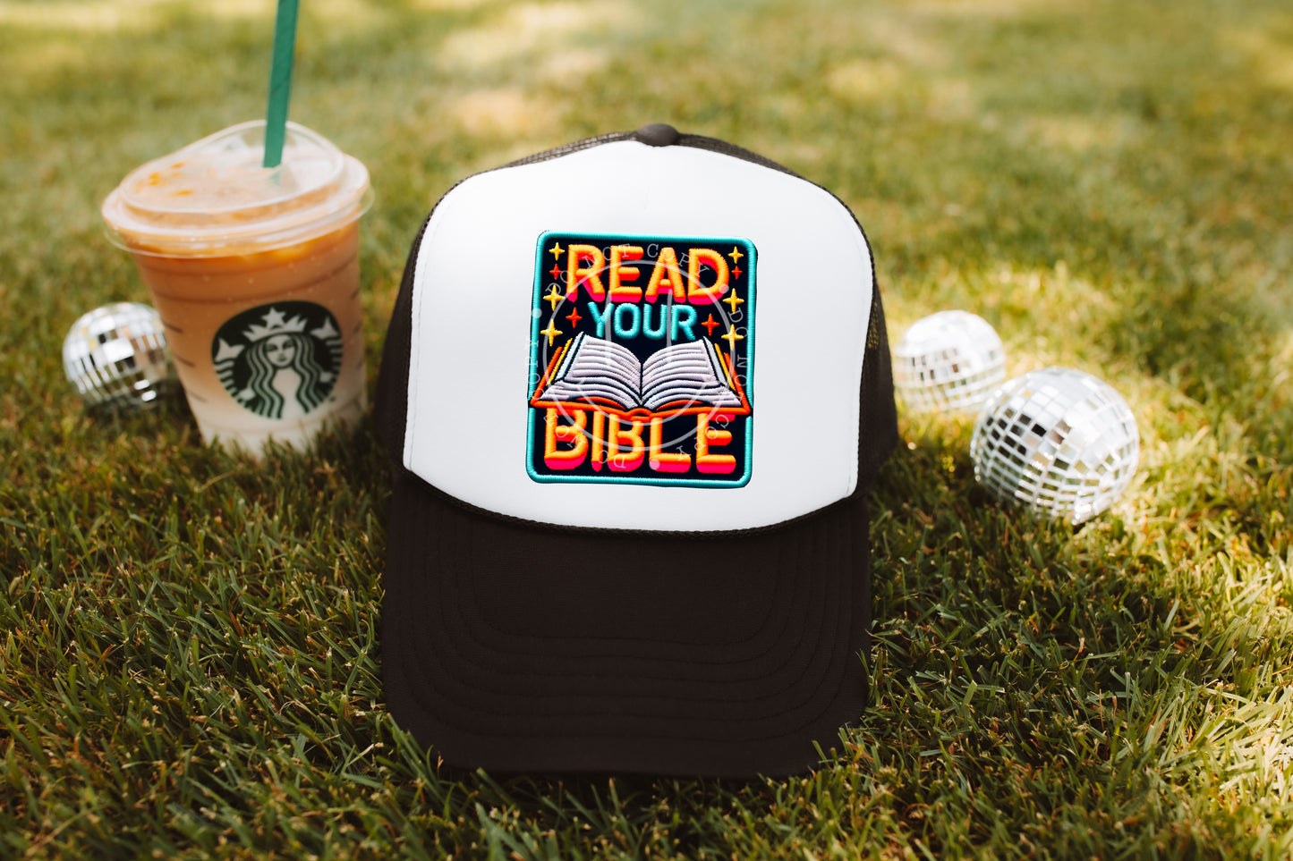 Read Your Bible Hat Patch DTF Transfer