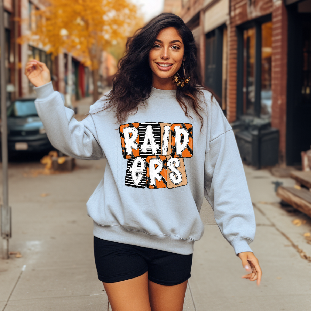 Raiders Boxy Basketball DTF Transfer