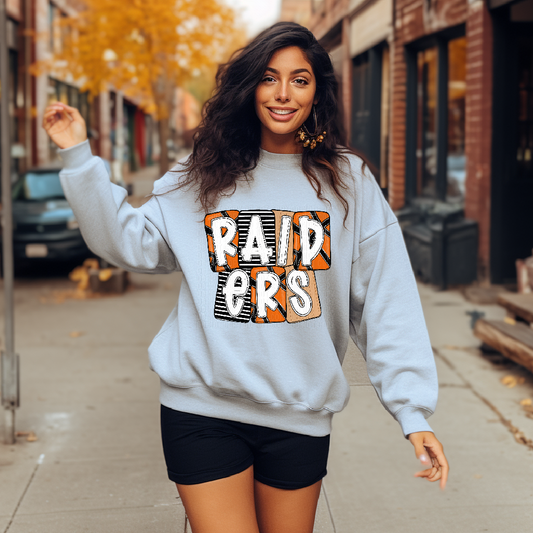 Raiders Boxy Basketball DTF Transfer