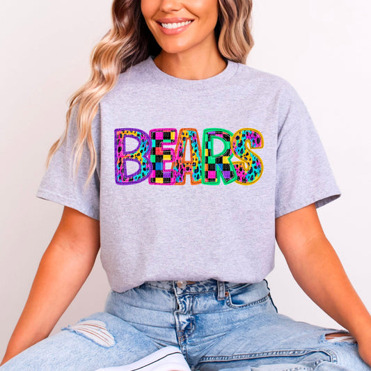 Bears Rainbow Mascot DTF Transfer