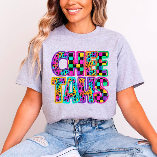 Cheetahs Rainbow Mascot DTF Transfer