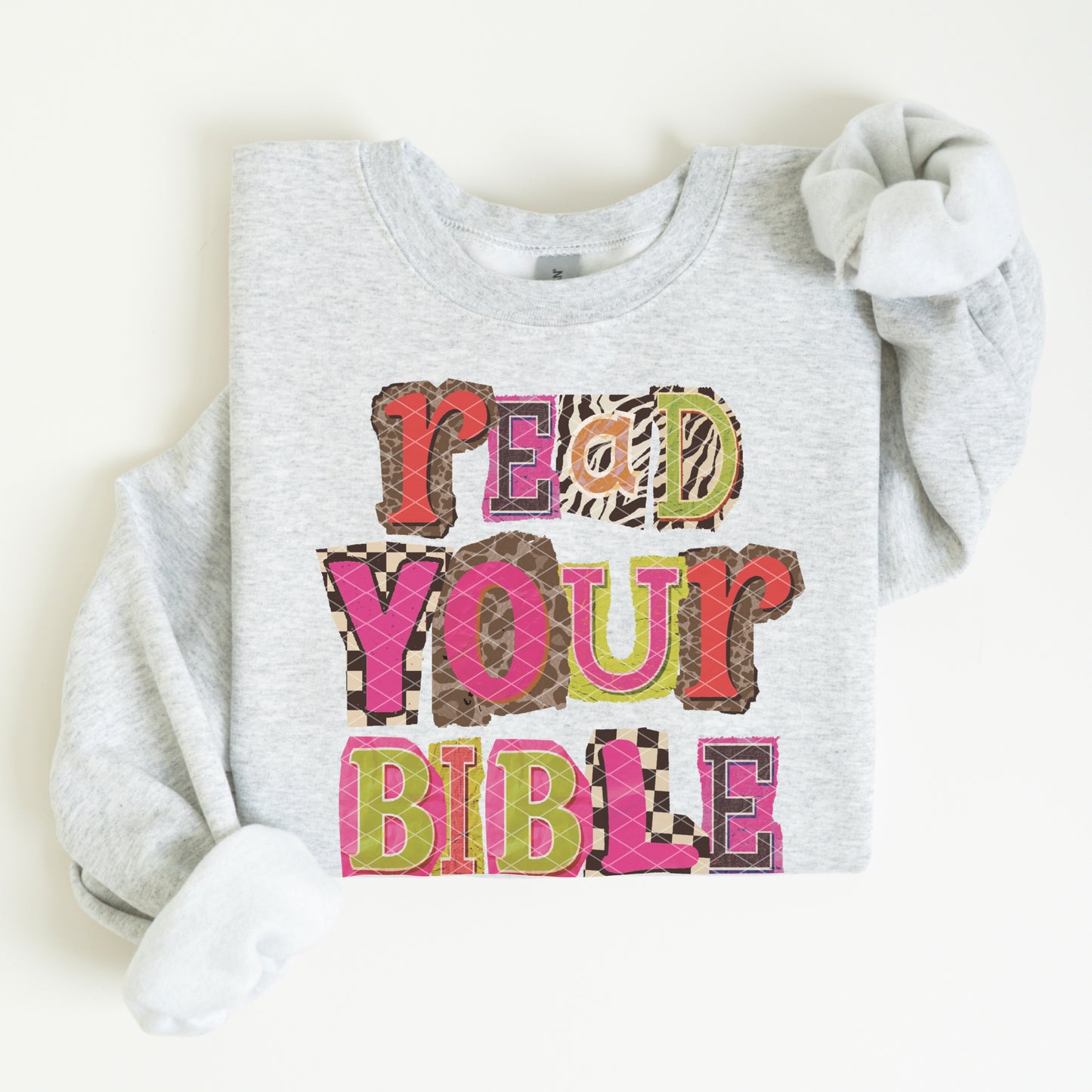 Read Your Bible- Ransom Letters DTF Transfer