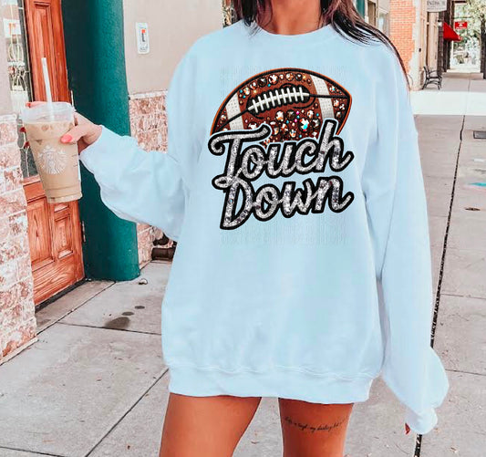 Rhinestone Touch Down DTF Transfer