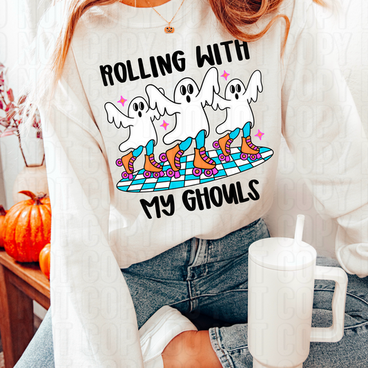 Rolling With My Ghouls DTF Transfer