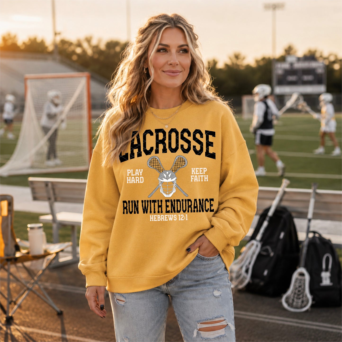 Lacrosse | Run With Endurance DTF Transfer