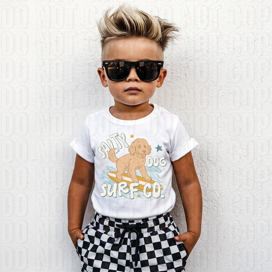 Salty Dog Surf Co Boy DTF Transfer