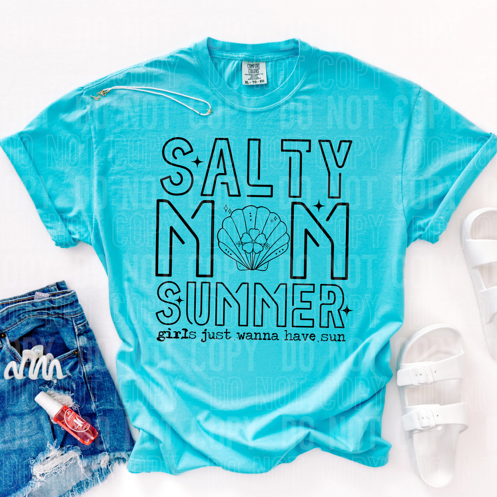 Salty Mom Summer DTF Transfer