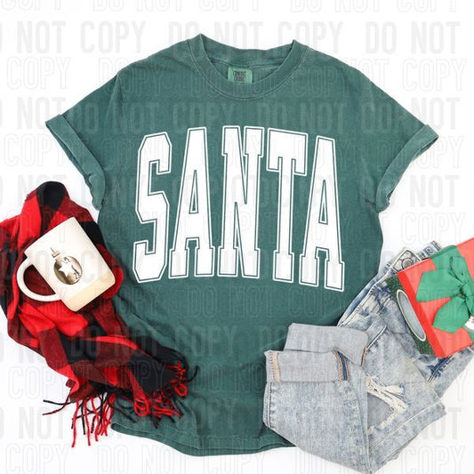 Santa Oversized DTF Transfer