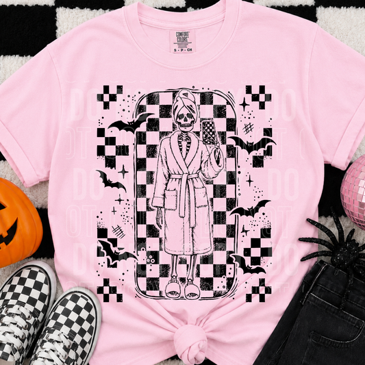 Skeleton Selfie DTF Transfer