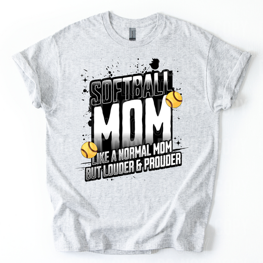 Softball Mom Louder & Prouder DTF Transfer