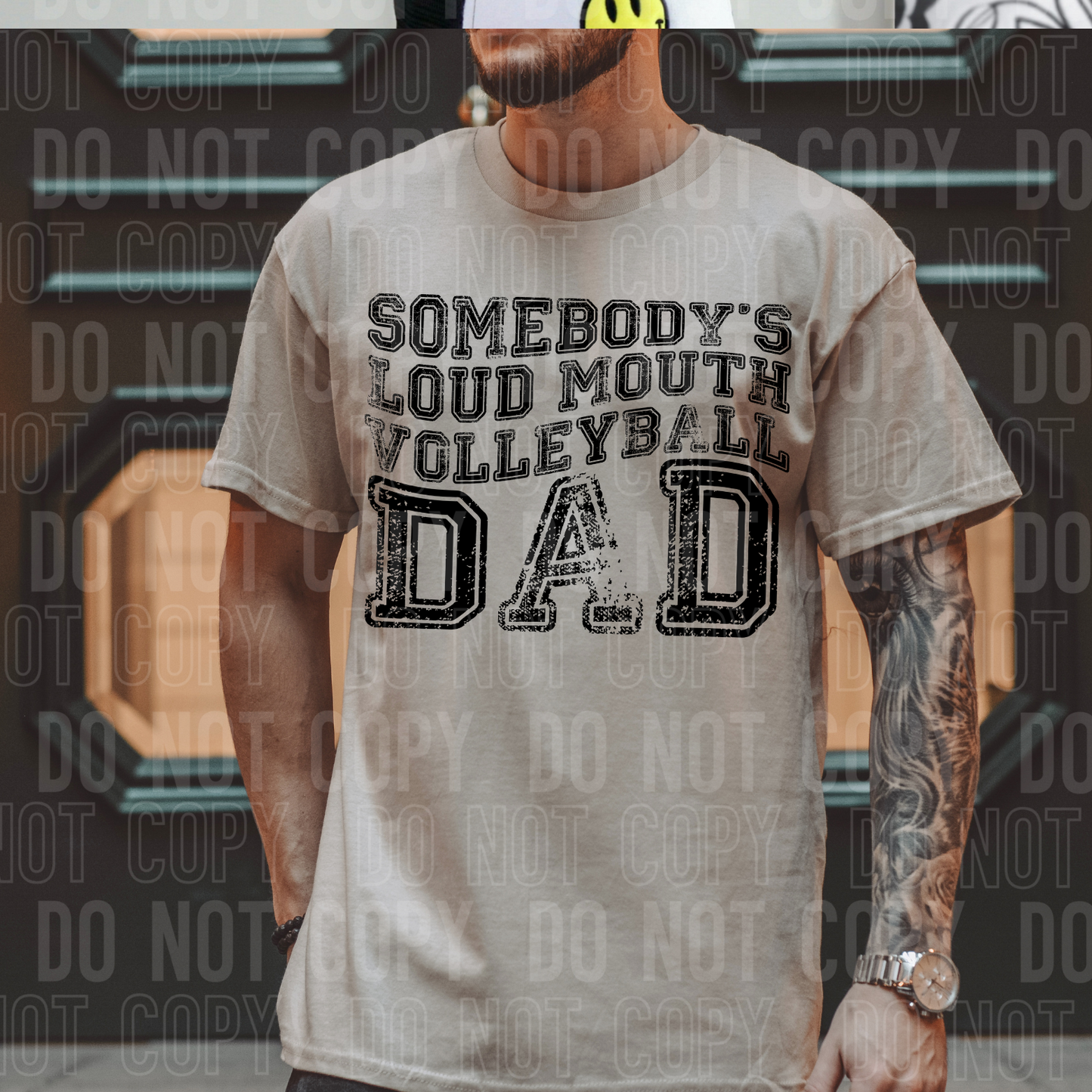 Somebody's Loud Mouth Volleyball Dad DTF Transfer