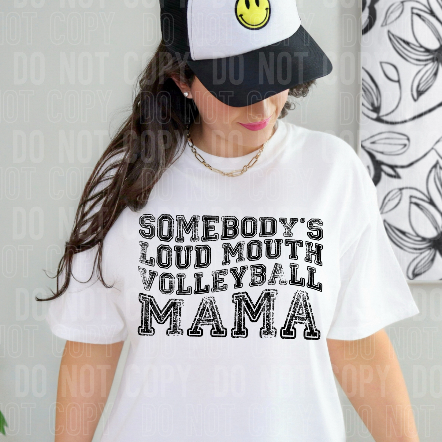 Somebody's Loud Mouth Volleyball Mama DTF Transfer