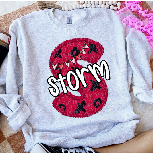Storm Valentine School Spirit DTF Transfer