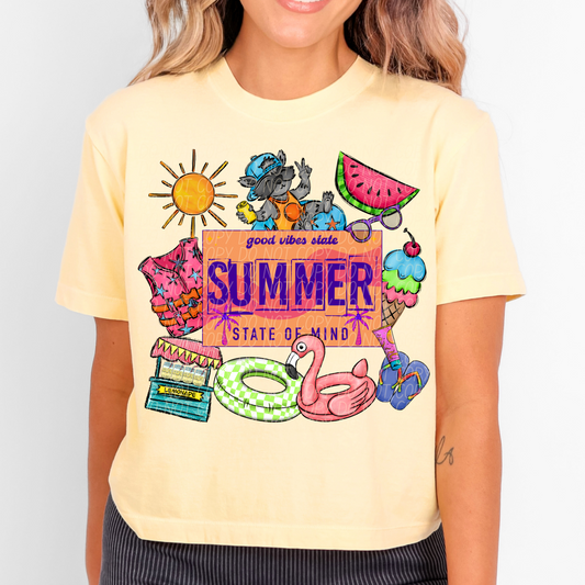 Summer State Of Mind DTF Transfer