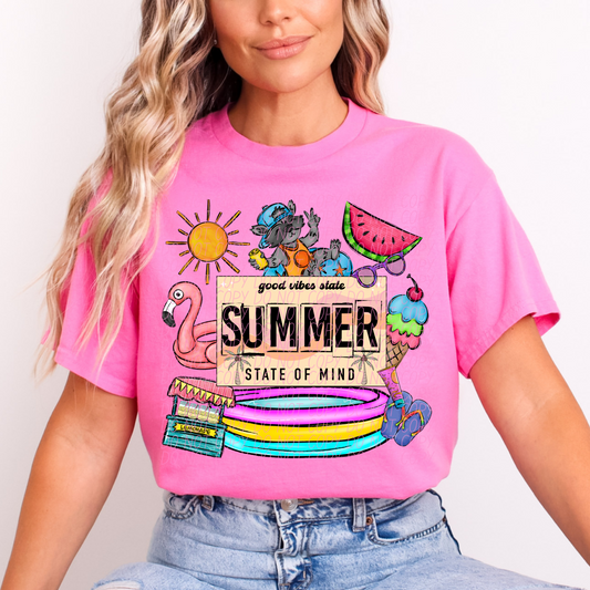 Summer State Of Mind Back Yard DTF Transfer