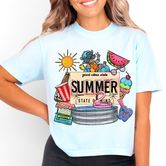 Summer State Of Mind Beer DTF Transfer