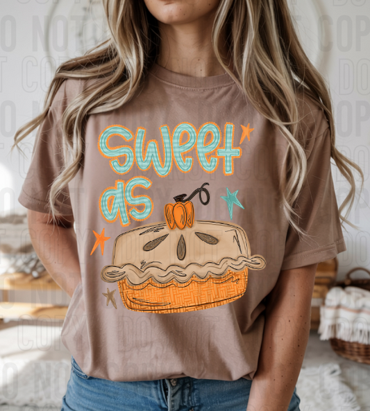 Sweet As Pie DTF Transfer