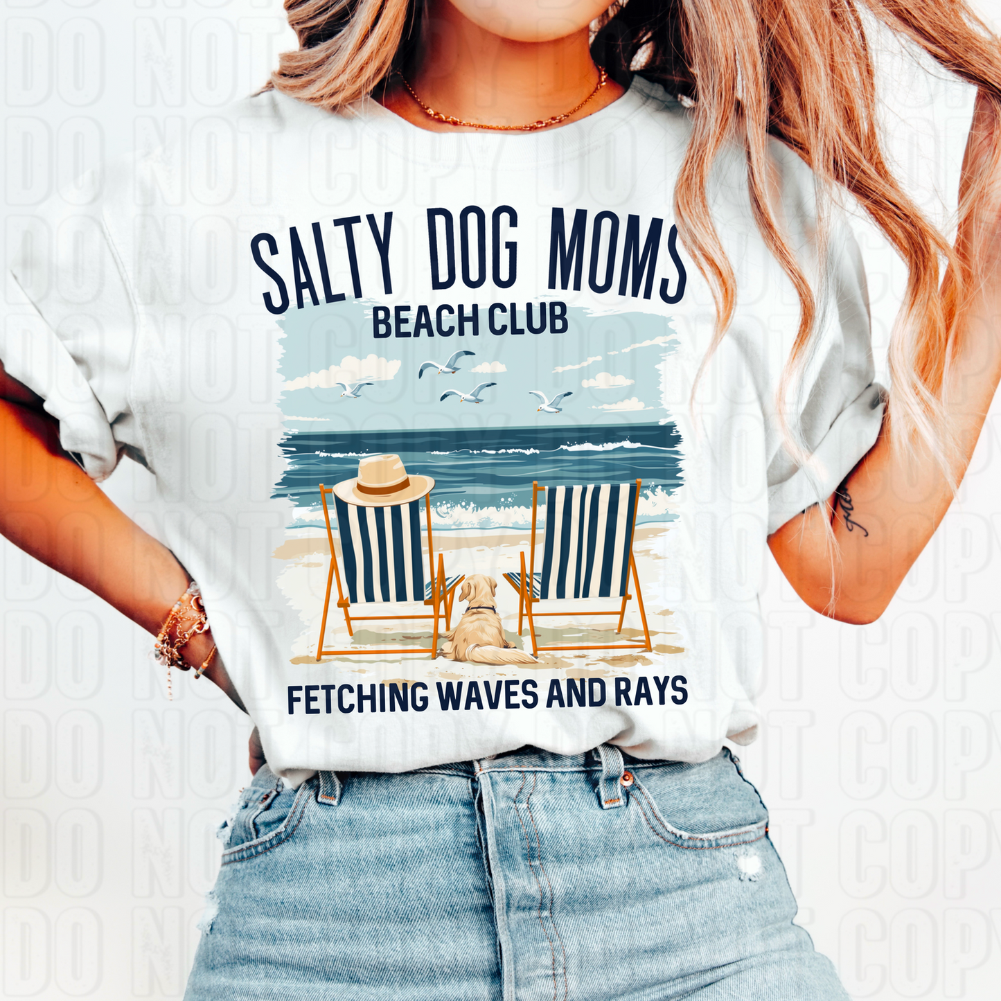 Salty Dog Moms DTF Transfer
