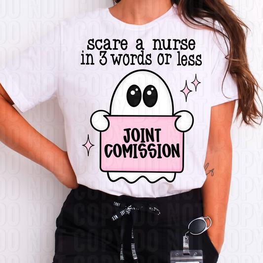 Scare A Nurse Joint Comission DTF Transfer