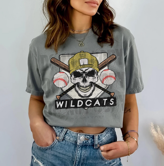 Wildcats Green DTF Transfer