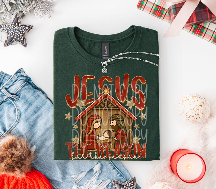 Jesus The Reason For The Season DTF Transfer