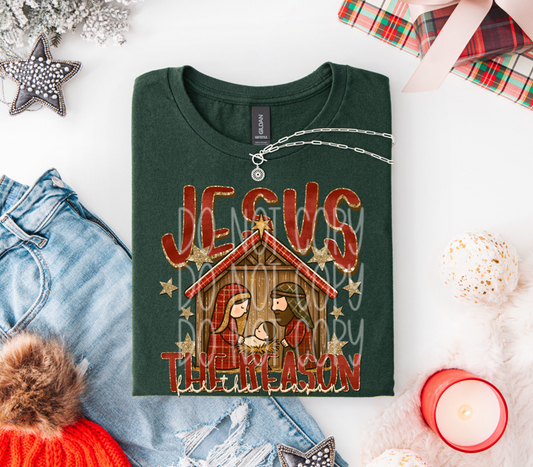 Jesus The Reason For The Season DTF Transfer