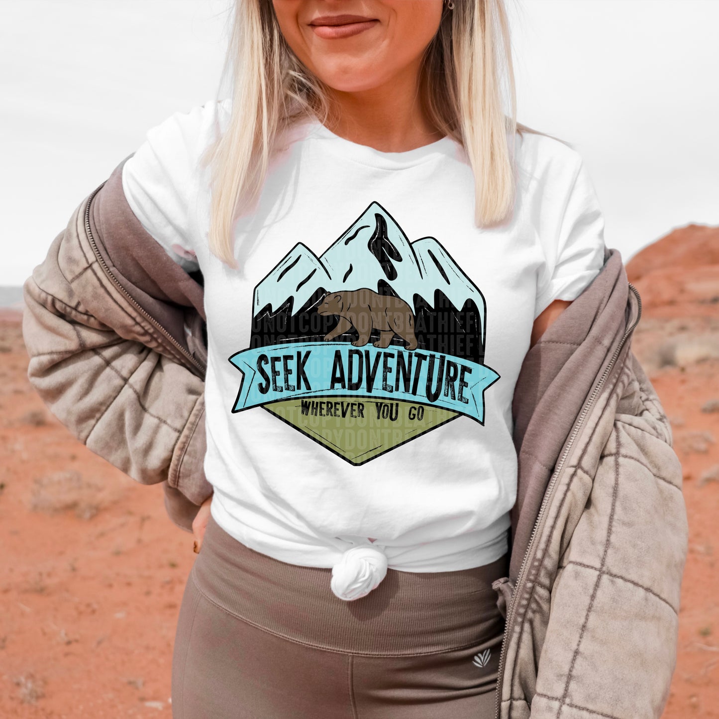Seek Adventure DTF Transfer