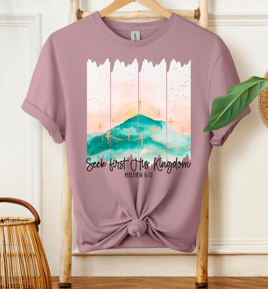 Seek First His Kingdom DTF Transfer