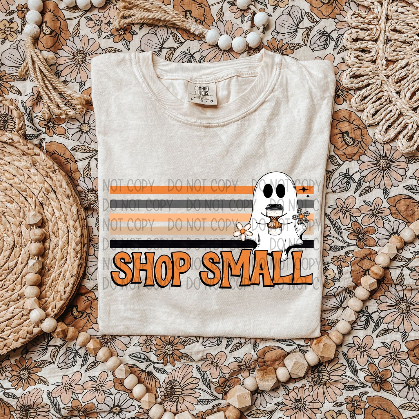 Shop Small Ghost Stripes DTF Transfer