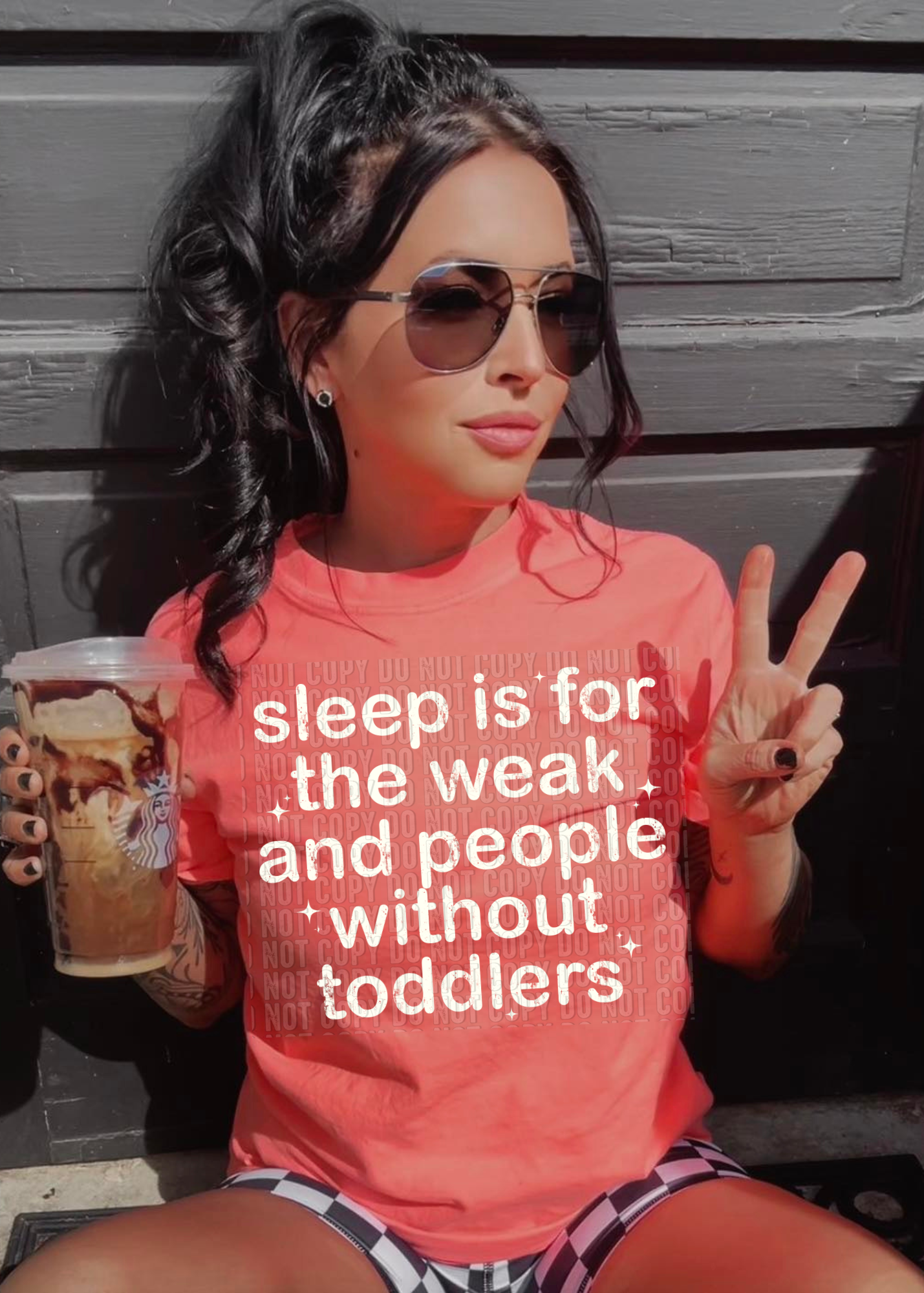 Sleep Is For The Weak And People Without Toddlers DTF Transfer